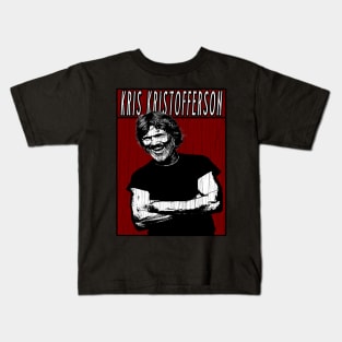 Vintage Retro Kris Kristofferson Kids T-Shirt